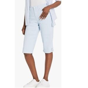 NWT Gloria Vanderbilt Kaia Skimmer Capri Pants Capris Slimming Stretch 24W $58